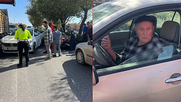 Konya'da 70'lik sürücü ortalığı birbirine kattı! Savunması pes dedirtti