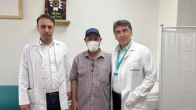 Konya'da 80 yaşındaki hasta kanseri yendi