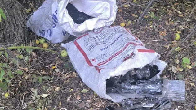 Konya'da ağaç altında bırakılan çuvaldan çıkanlar şaşkına çevirdi!