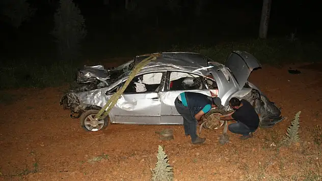 Konya'da aracın lastiği patladı! Sonrası facia...