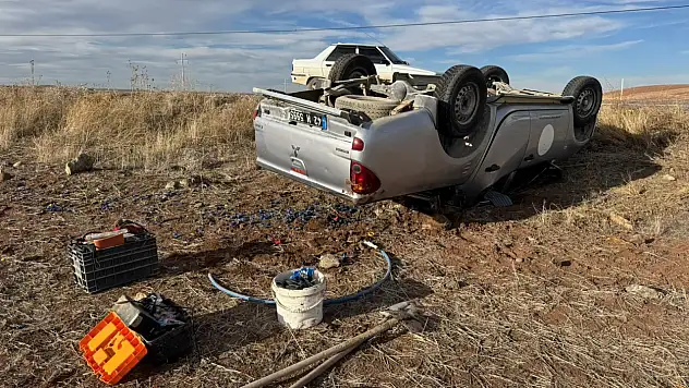 Konya'da belediyeye ait araç kaza yaptı: Yaralılar var!