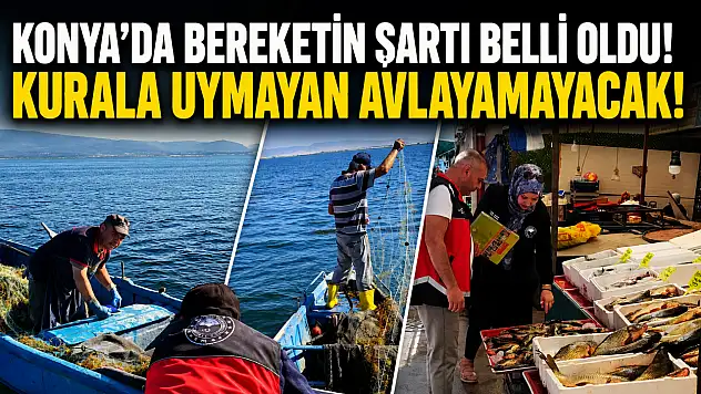 Konya'da bereketin şartı belli oldu! Kurala uymayan avlayamayacak