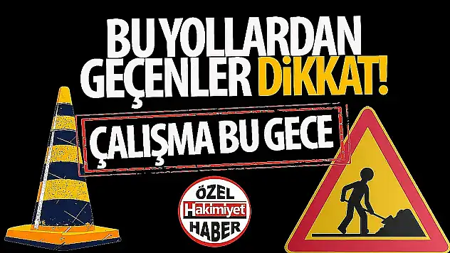 Konya'da Beyşehir Caddesi'nde Gece Asfalt Çalışması Yapılacak