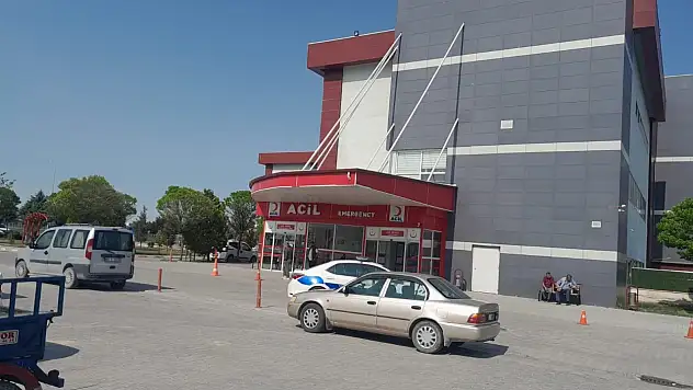 Konya'da bir işçi yaralandı