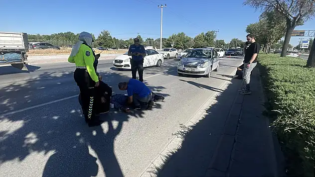 Konya'da bisikletli sürücü ölümden döndü!