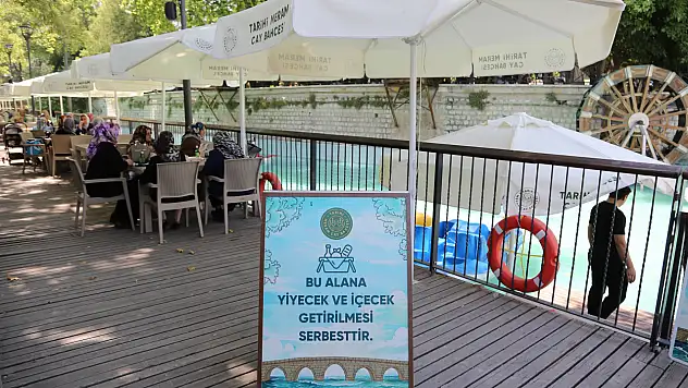 Konya'da bu çay bahçesine yiyecek içecek getirmek serbest! Başkan duyurdu...