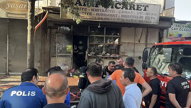 Konya'da çıkan yangın paniğe neden oldu!