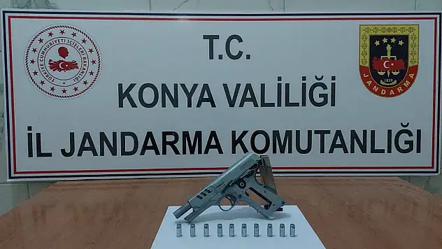 Konya'da çok sayıda ruhsatsız rabanca ele geçirildi: 1 tutuklama!