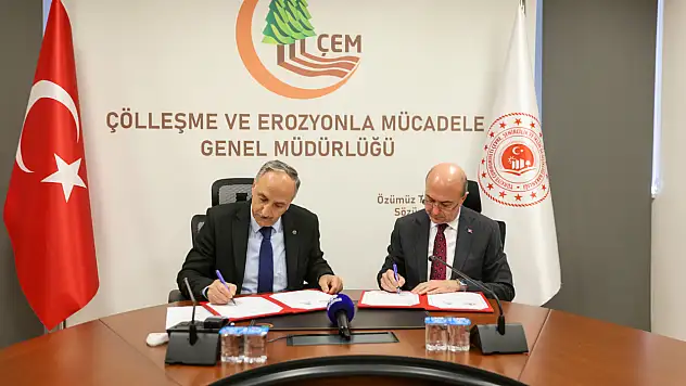 Konya'da çölleşmeye karşı büyük adım: İmzalar atıldı!