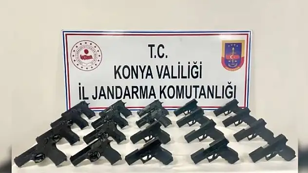 Konya'da da düğmeye basıldı! Dev silah operasyonunda 259 gözaltı