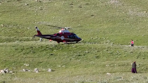 Konya'da dağlık arazide kaza! Hava ambulansı devreye girdi