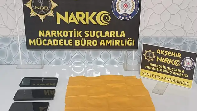 Konya'da durdurulan araçtan zehir çıktı