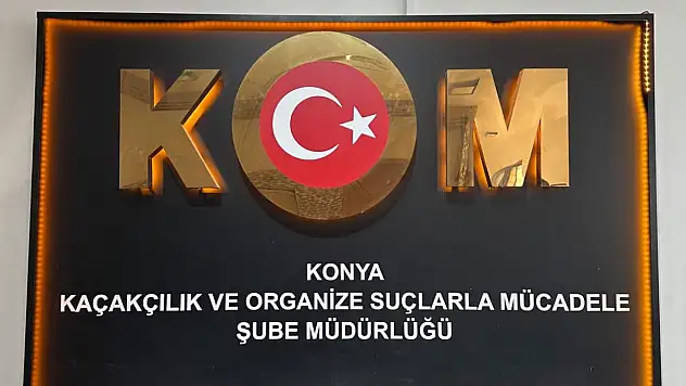 Konya'da durdurulan kamyonetten cephanelik çıktı