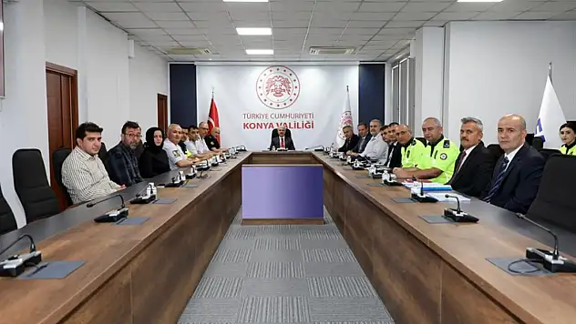 Konya'da eğitim güvenliği masaya yatırıldı