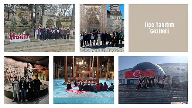 Konya'da eğitim sahaya indi: Öğrenciler şehri keşfediyor