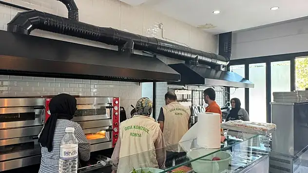 Konya'da ekipler sofraların güvenliği için sahadalar