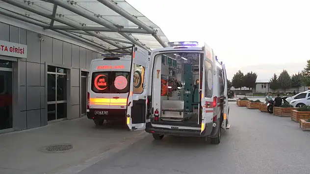 Konya'da elektrik akıma kapılan inşat işçisi yaralandı!