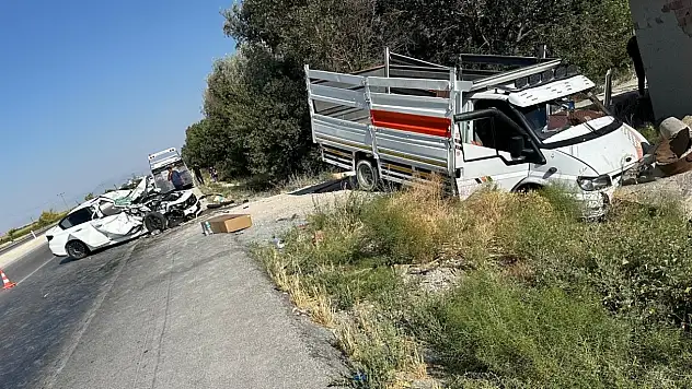 Konya'da feci kaza: 1 ölü, 5 yaralı