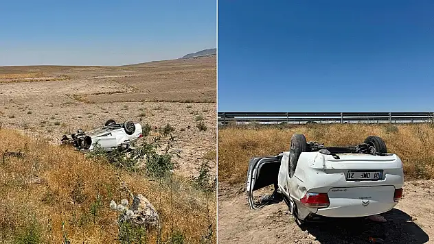 Konya'da feci kaza :Aynı aileden 5 kişi yaralandı