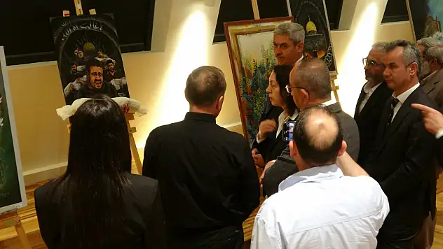 Konya'da Filistin'e destek sergisi!