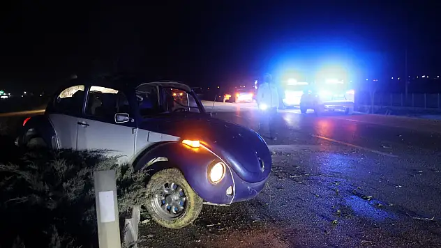 Konya'da gece saatlerinde feci kaza: 3 yaralı