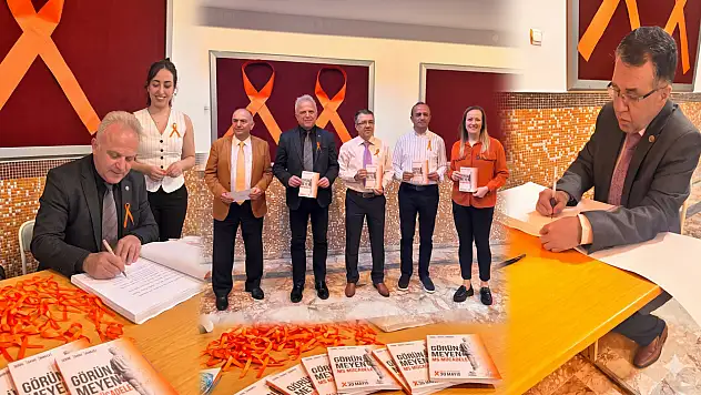 Konya'da genç iletişimcilerden anlamlı sosyal sorumluluk projesi: Yakalar turuncu kurdeleyle doldu
