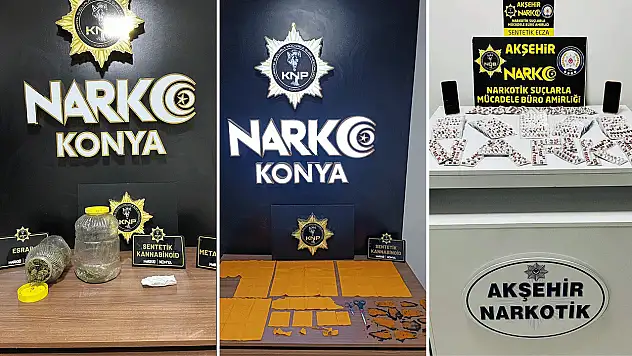 Konya'da gizli zulalar bir bir patlatıldı! 76 kişi tutuklandı