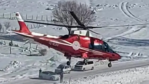 Konya'da Gökbey zamanla yarıştı: Kalp krizine havadan müdahale