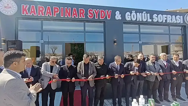 Konya'da gönülleri ısıtan açılış: Gönül Sofrası hizmete girdi
