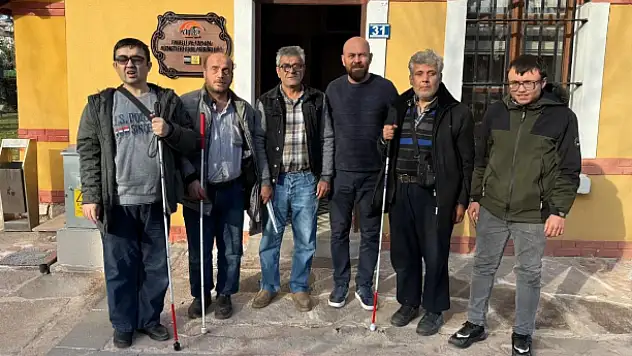 Konya'da görme engellilerin kent içi ulaşımı için yapıcı görüşme