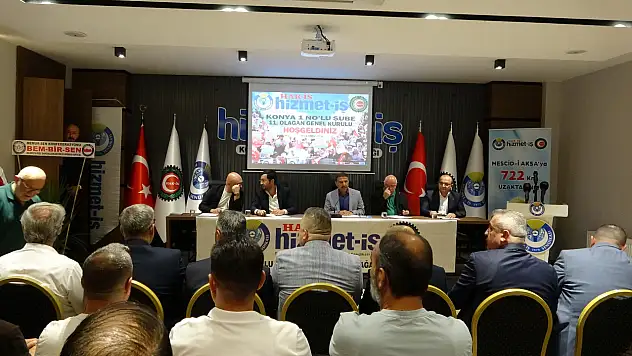 Konya'da Hak-İş kongresinde birlik ve mücadele vurgusu