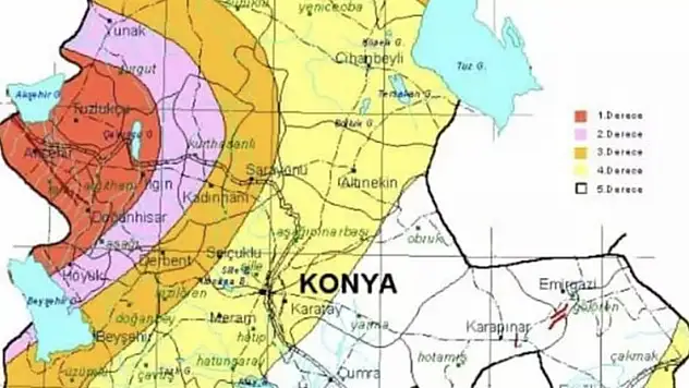 Konya'da hisedilen deprem! Şiddeti belli oldu...
