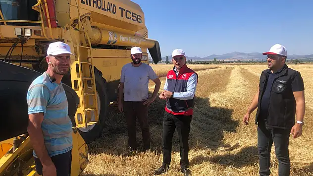 Konya'da hububat tarlaları incelendi