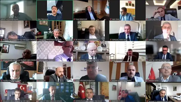 Konya'da İlçe Milli Eğitim Müdürleri toplantısı gerçekleştirildi