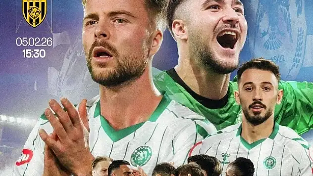 Konya'da ilk yarı 3 gol var