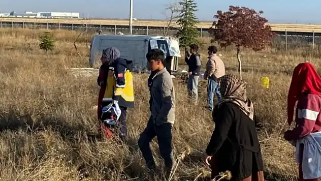 Konya'da işçi servisi kazası yaptı: Çok sayıda yaralı var!