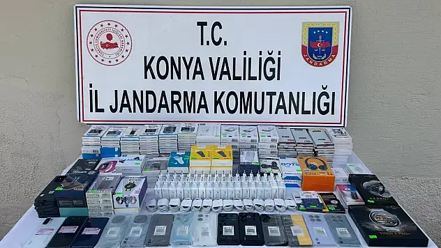 Konya'da kaçakçılık baskını!