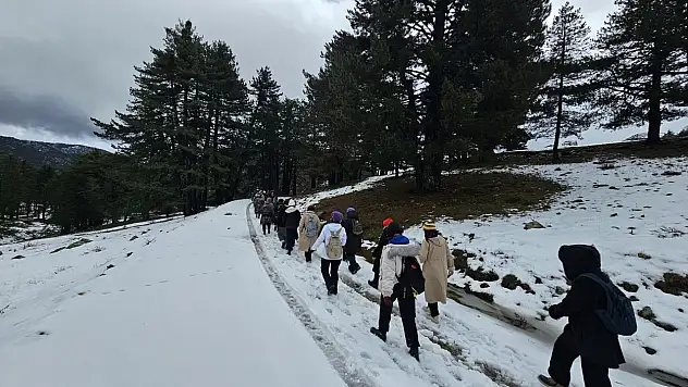 Konya'da kadınlara özel doğa yürüyüşü büyük ilgi gördü