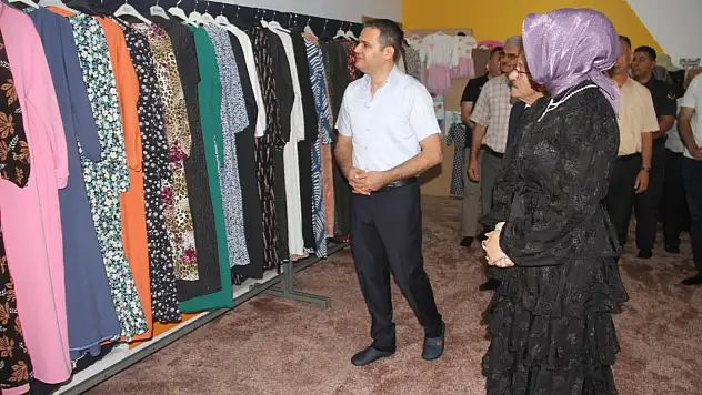 Konya'da kadınların üretim gücü sergiye taşındı