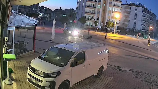 Konya'da kavşakta korkutan kaza: 1 kişi yaralandı