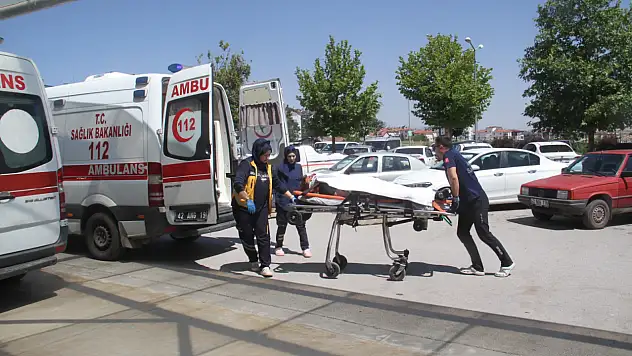 Konya'da kontrolden çıkan araç araziye savruldu! Sürücü ağır yaralandı