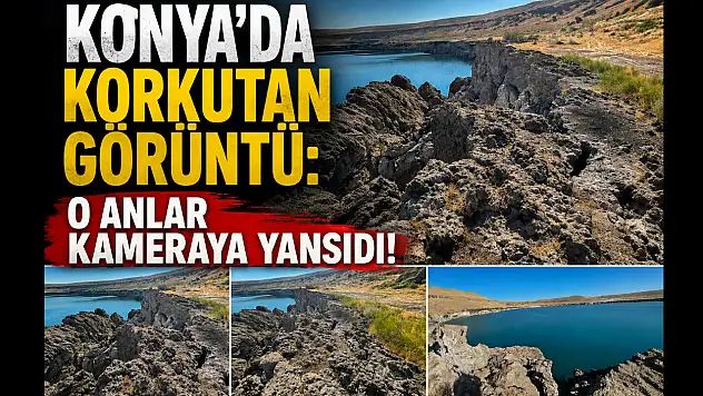 Konya'da korkutan görüntü: O anlar kameraya yansıdı!