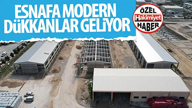 Konya'da Larende Dönüşümü Hızla Sürüyor: Esnafa Modern Dükkânlar Geliyor