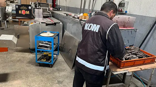 Konya'da merdiven altı üretime darbe: İş yeri mühürlendi