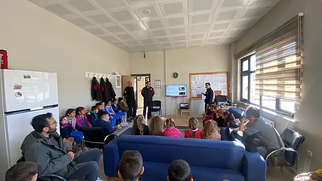 Konya'da miniklere afet dersi
