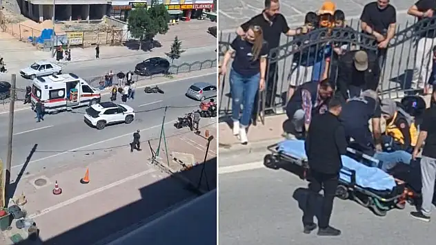 Konya'da motosiklet kazası: İki yaralı