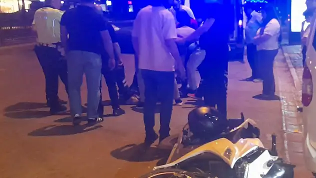 Konya'da motosiklet sürücüsü ölümden döndü!
