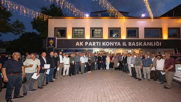 Konya'da o isimler bir arada: Birlik ve beraberlik vurgusu yaptılar
