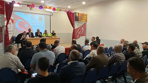 Konya'da öğrencilerin güvenliği için şoförler bilgilendirildi!