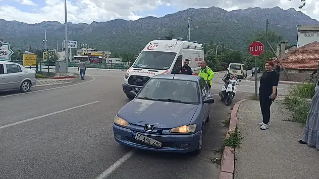 Konya'da otomobil ile motosiklet çarpıştı